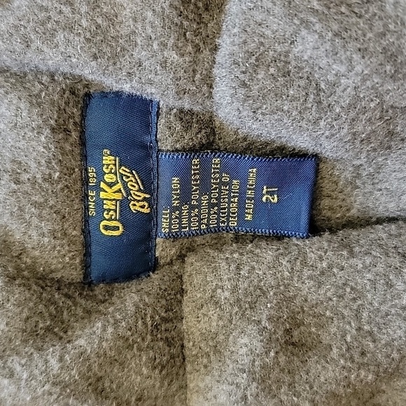 Osh Kosh | Yellow and Navy Blue Winter Coat - Picture 6 of 7